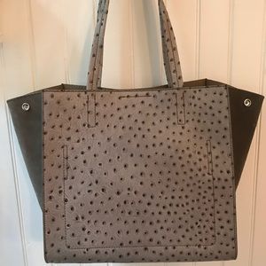 Pebbled Italian Leather Tote
